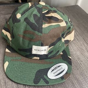 Nixon Camo Snapback